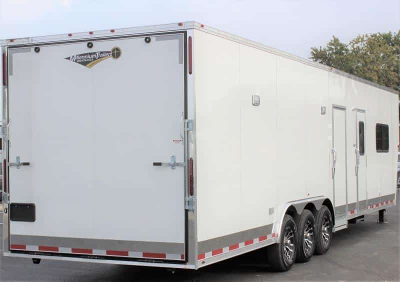 Enclosed Gooseneck Trailer with Living Quarters 40' 2023 w/King Size Bath/Sleeps 4 Millennium