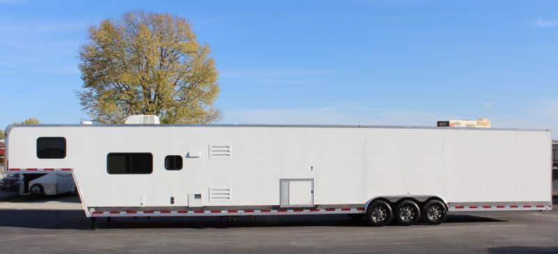 Enclosed Car Trailer with Living Quarters For Sale 53' w/24' LQ/ SLEEPS 8