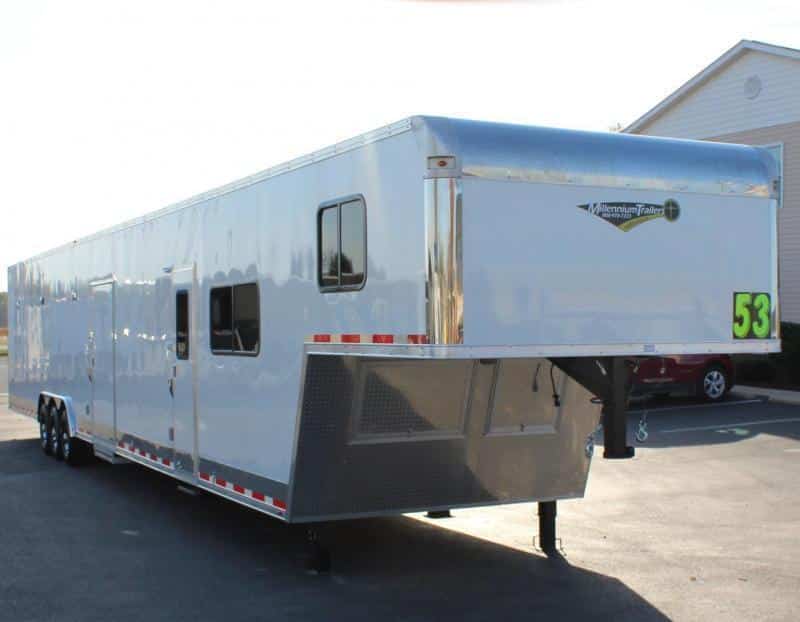 Enclosed Car Trailer with Living Quarters For Sale 53' w/24' LQ/ SLEEPS 8