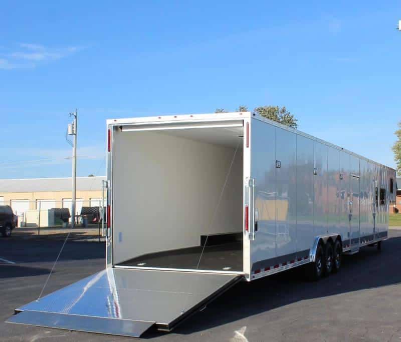 Enclosed Car Trailer with Living Quarters For Sale 53' w/24' LQ/ SLEEPS 8