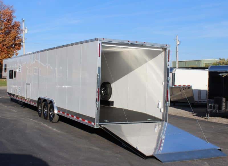 Enclosed Car Trailer with Living Quarters For Sale 53' w/24' LQ/ SLEEPS 8
