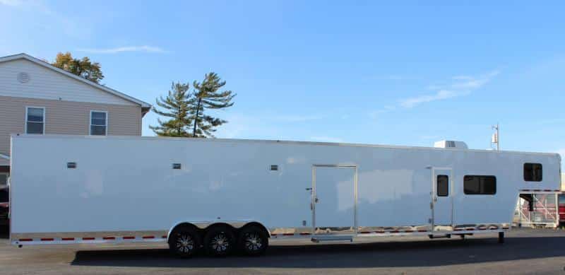 Enclosed Car Trailer with Living Quarters For Sale 53' w/24' LQ/ SLEEPS 8