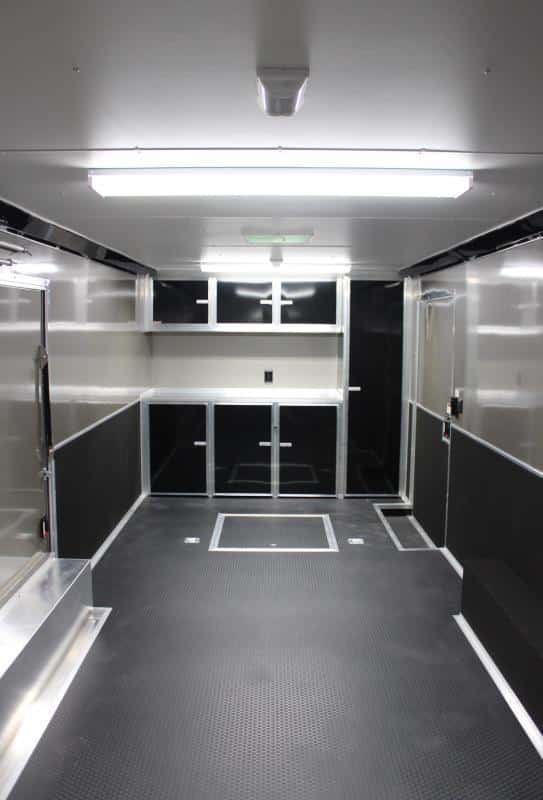 Enclosed Car Trailer 2022 24' w/72 inch Tall Escape Door w/Removeable Wheel Well In-Production Special