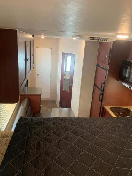 Enclosed Car Trailers with Living Quarters 48' Gooseneck Dragster Pkg. Large Bathroom