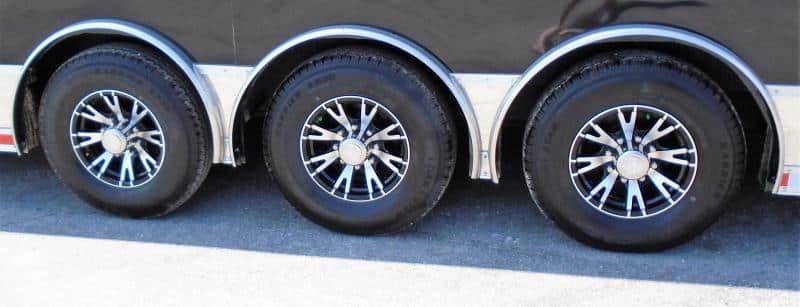 Enclosed Car Trailer 34' 3/6K Spread Axles Wide Ramp Door  Finished Interior