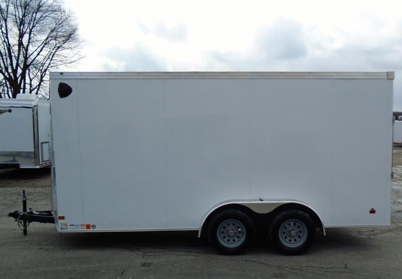 Enclosed Cargo Trailers For Sale 2022 7' X 16  Ramp Door  7' Interior