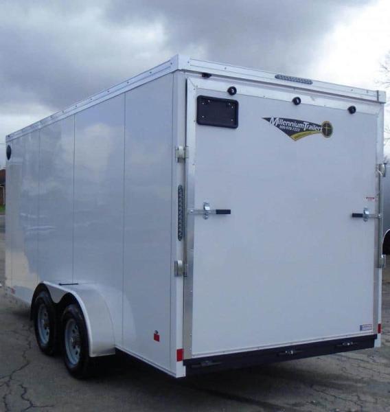 Enclosed Cargo Trailers For Sale 2022 7' X 16 Ramp Door 7' Interior