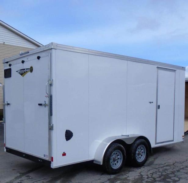 Enclosed Cargo Trailers For Sale 2022 7' X 16 Ramp Door 7' Interior