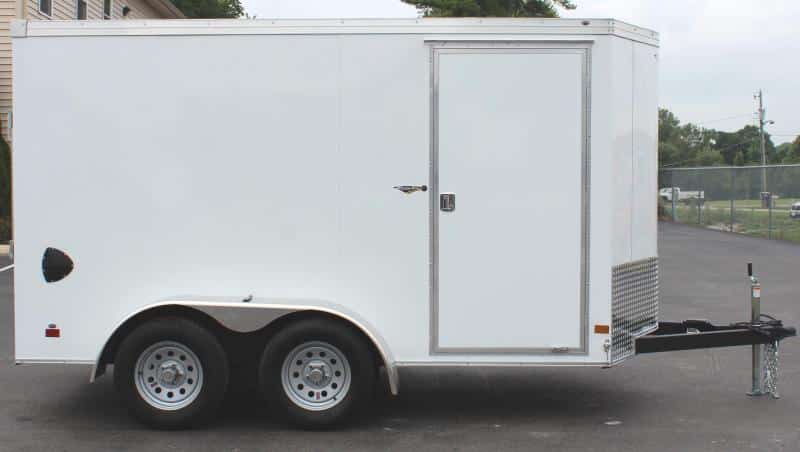 Enclosed Cargo Trailer For Sale 2022 6' x 12' Tandem Axles Ramp Door