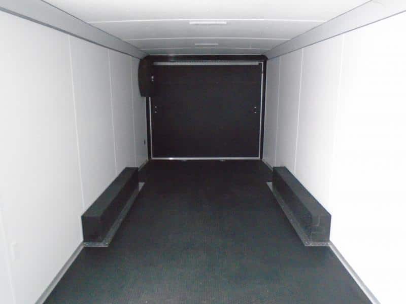 Enclosed Car Hauler Trailer 2023 24' Finished Interior & Black Viper Aluminum Wheels