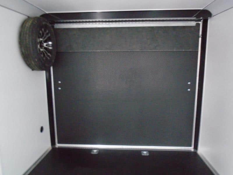 Enclosed Car Hauler Trailer 2023 24' Finished Interior & Black Viper Aluminum Wheels