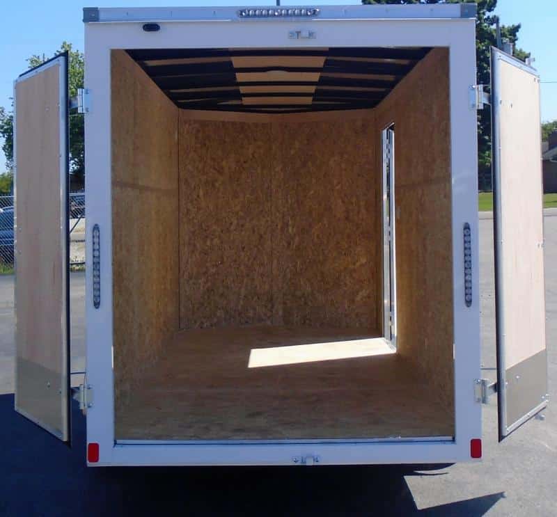 Enclosed Cargo Trailers For Sale 6'x12' Double Rear Doors