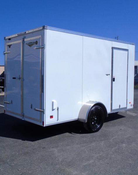 Enclosed Cargo Trailers For Sale 6'x12' Double Rear Doors