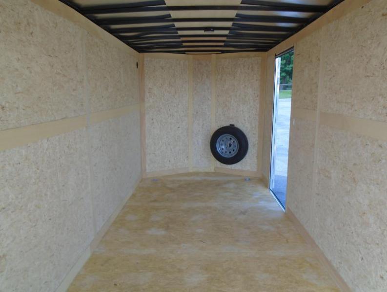 Enclosed Cargo Trailers For Sale  7' x 16'  Ramp Door 7' Interior