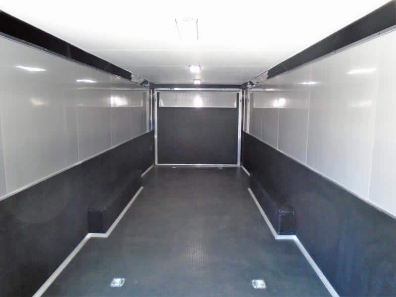 Enclosed Car Trailer 2023 30' Rear Wing & Premium LED Light Pkg.