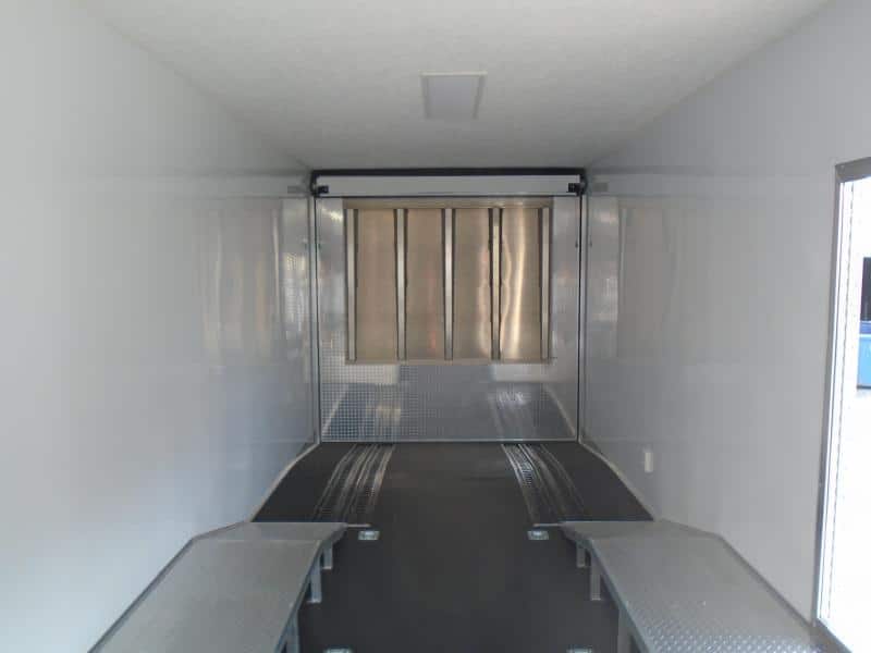 Enclosed Gooseneck Trailer Titled Never Used 53' Ramp Overs 98in. Wide