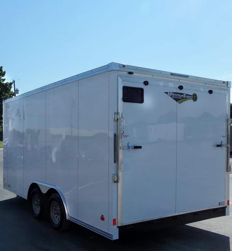 Enclosed Trailers For Sale 2023 16' Heavy Duty Construction Grade 7' Interior Ramp Door