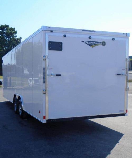 Enclosed Car Trailer 2022 24' 7' Interior 94 in. Rear Opening