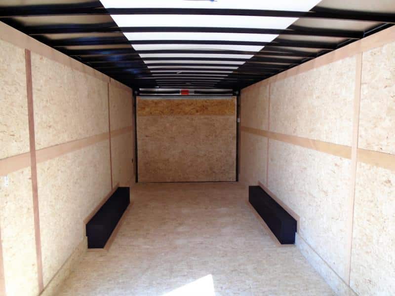 Enclosed Car Trailer 2022 24' 7' Interior 94 in. Rear Opening