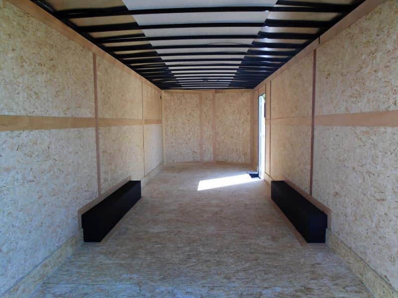 Enclosed Car Trailer 2022 24' 7' Interior 94 in. Rear Opening