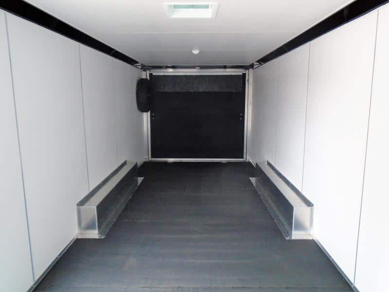 Enclosed Car Trailer Aluminum Frame 2023 24'  w/Wing & Spread Axles