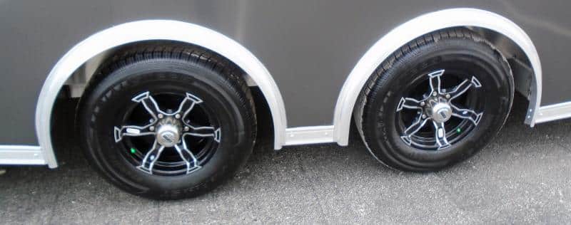 Enclosed Car Trailer Aluminum Frame 2023 24'  w/Wing & Spread Axles