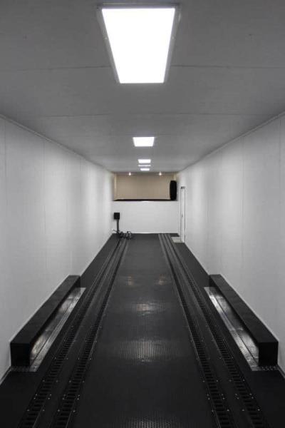Enclosed Gooseneck Trailer 53' Transporter Pkg. 180' Recessed E-Track 3/7K Axles