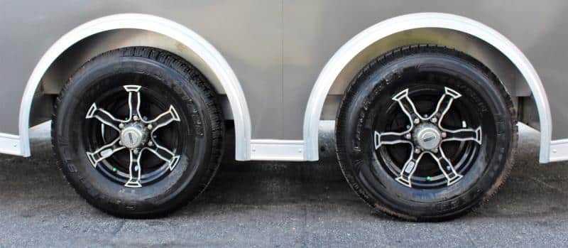 Enclosed Car Trailer Aluminum Frame 2023 20' Finished Interior Wing Spread Axles