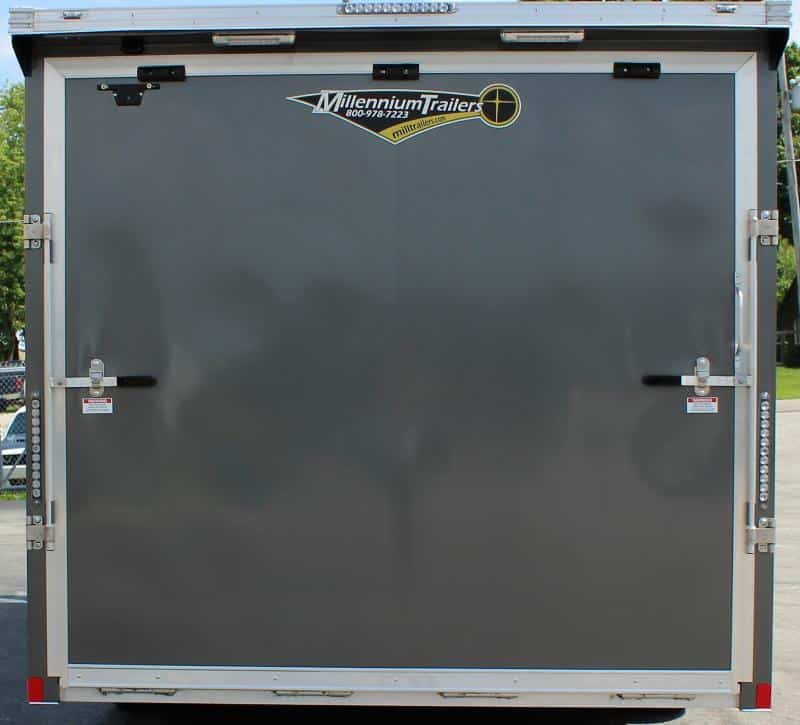 Enclosed Car Trailer Aluminum Frame 2023 20' Finished Interior Wing Spread Axles