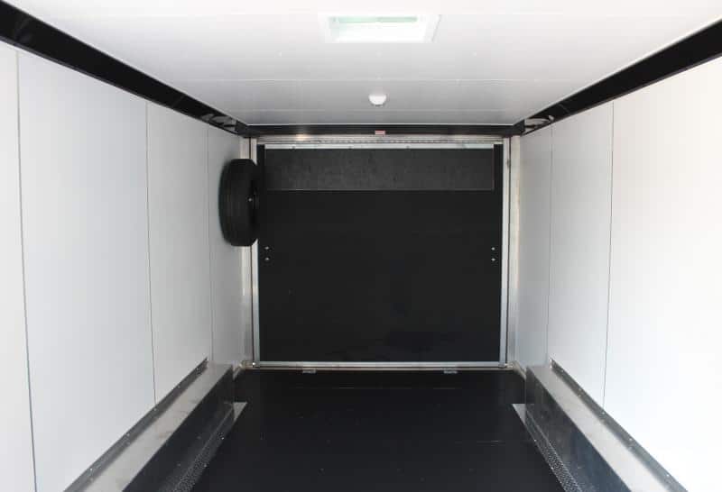 Enclosed Car Trailer Aluminum Frame 2023 20' Finished Interior Wing Spread Axles