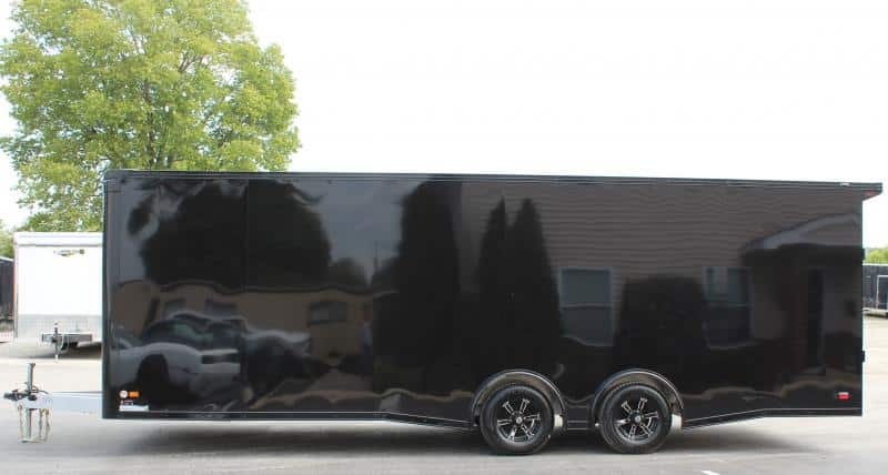 Enclosed Car Trailer Aluminum Frame 2023 24'  w/Finished Interior