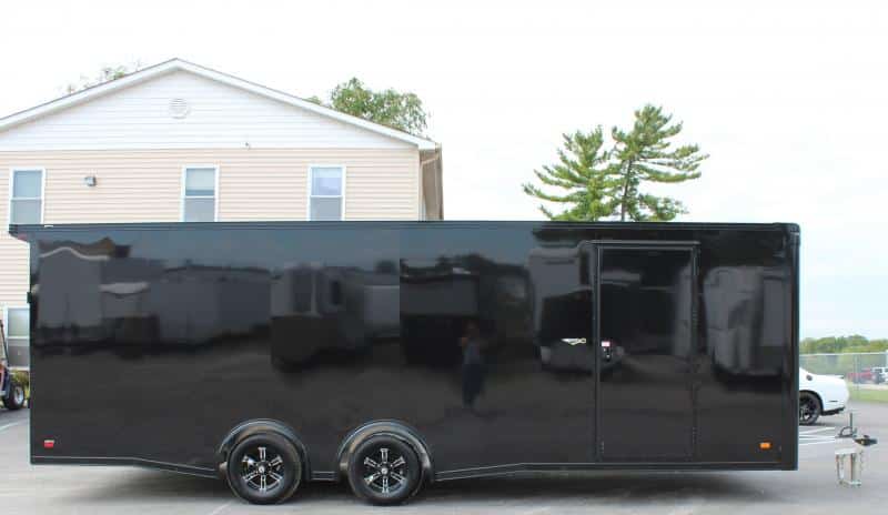 Enclosed Car Trailer Aluminum Frame 2023 24'  w/Finished Interior