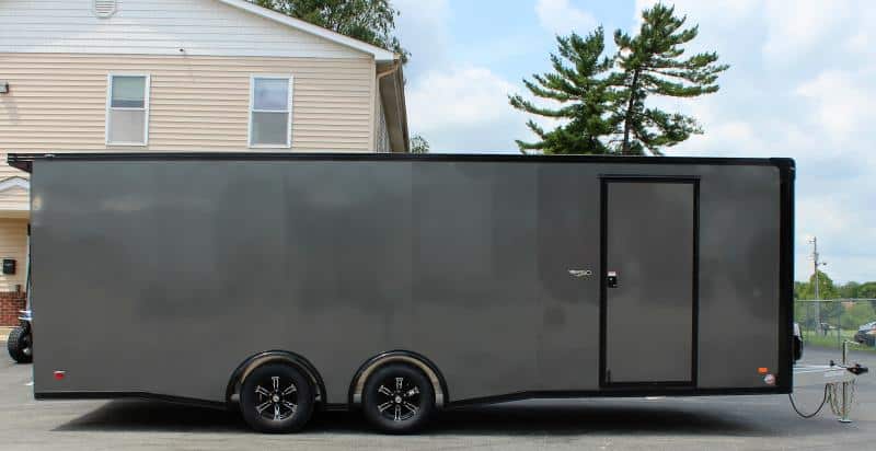 Enclosed Car Trailer Aluminum Frame 2023 24' w/Finished Interior