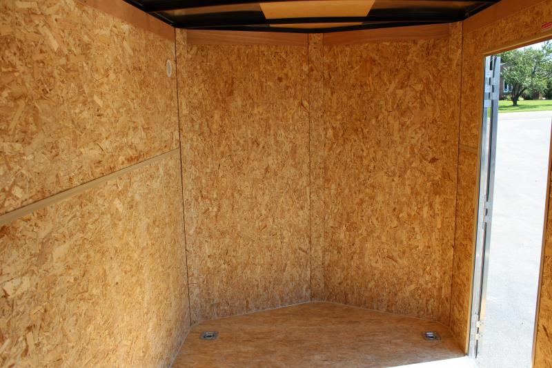 Enclosed Motorcycle Trailers For Sale 2023 6' x 12' Ramp Door Aluminum