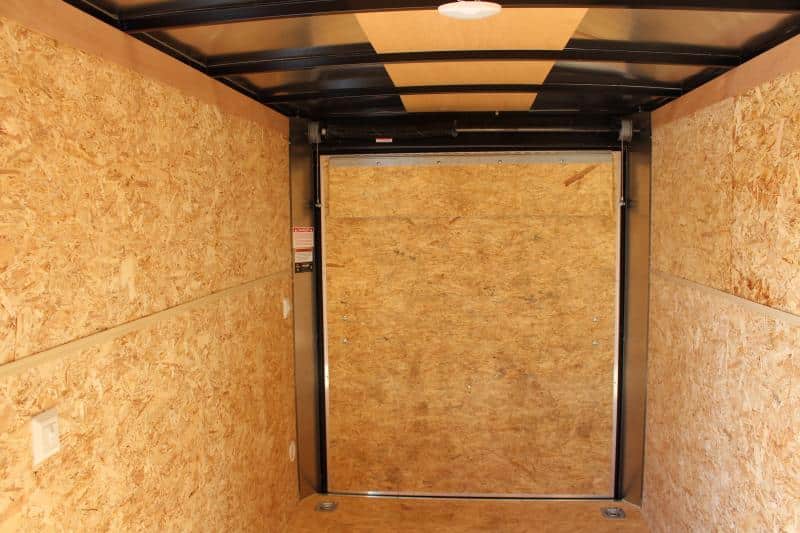 Enclosed Motorcycle Trailers For Sale 2023  6' x 12' Ramp Door Aluminum Wheels