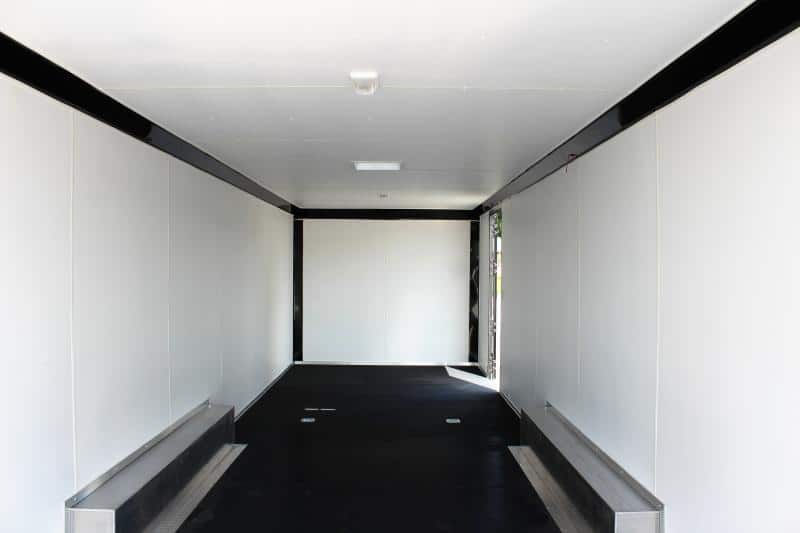 Enclosed Car Trailer 28' 2023 Wing Spread Axles Finished Interior