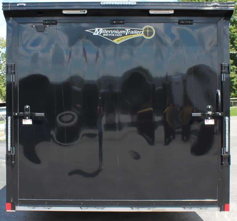 Enclosed Car Trailer 28' 2023 Wing Spread Axles Finished Interior