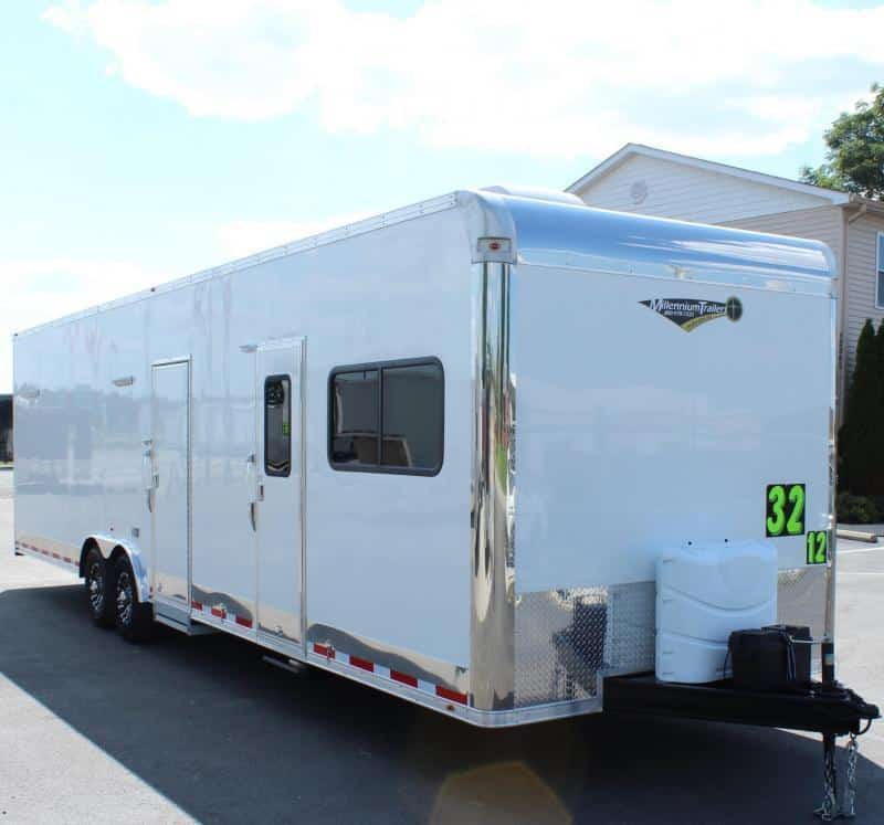 Enclosed Trailer with Living Quarters 2023 32' Includes 12' LQ & Extra Height