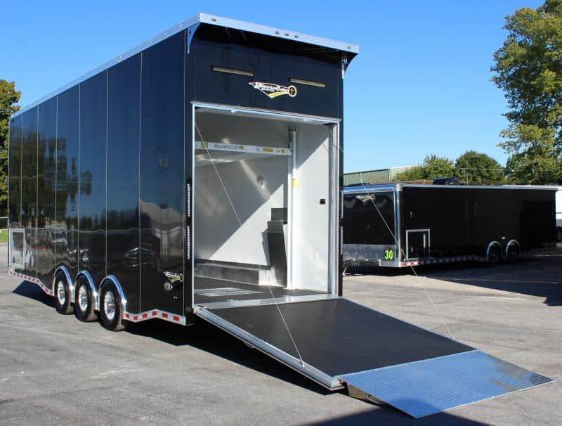 Aluminum Stacker Trailer 2022 28' 16' Lift Loaded Out!