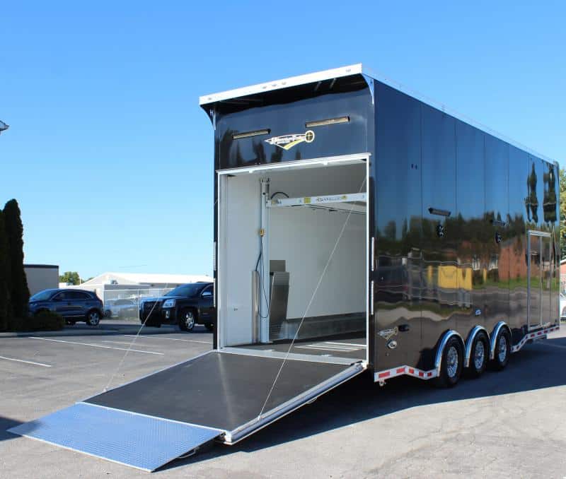 Aluminum Stacker Trailer 2022 28' 16' Lift Loaded Out!