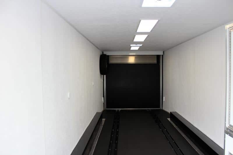 Enclosed Trailer With Mini Living Quarters 2023 40' Millennium Gooseneck Enclosed Race Car Trailer