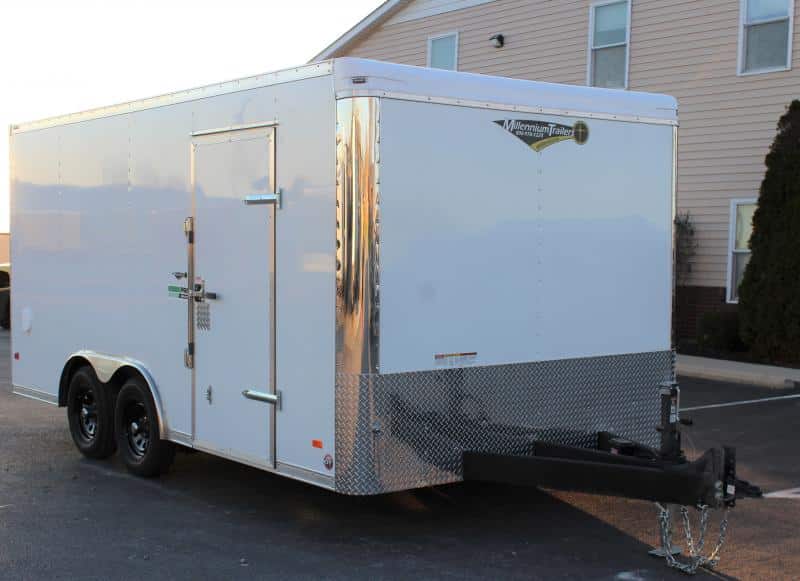 Enclosed Landscape Trailer 2023 8.5 x 16' NEW GreenPRO True Commercial Quality Construction