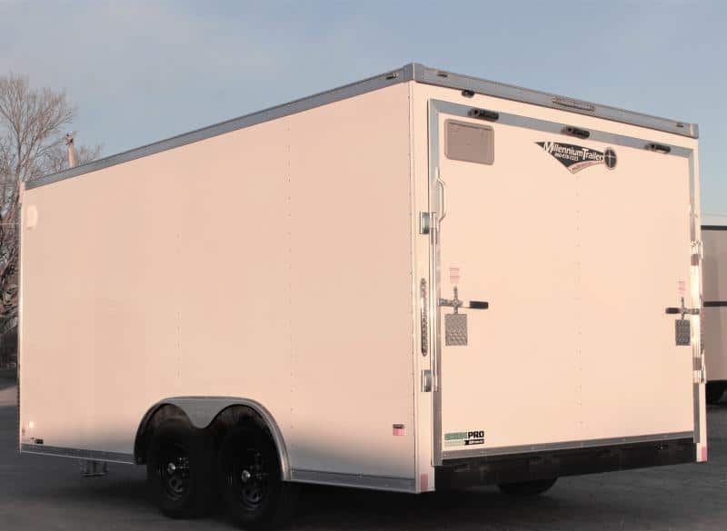 Enclosed Landscape Trailer 2023 8.5 x 16' NEW GreenPRO True Commercial Quality Construction