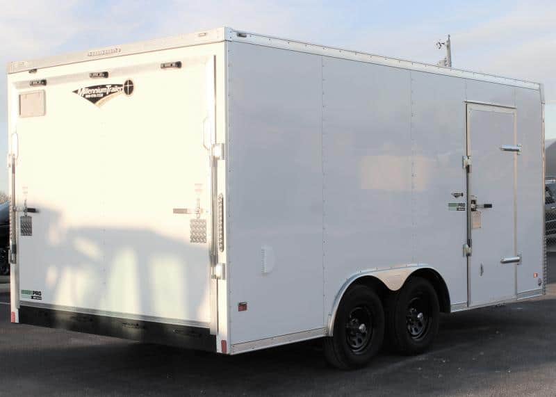 Enclosed Landscape Trailer 2023 8.5 x 16' NEW GreenPRO True Commercial Quality Construction