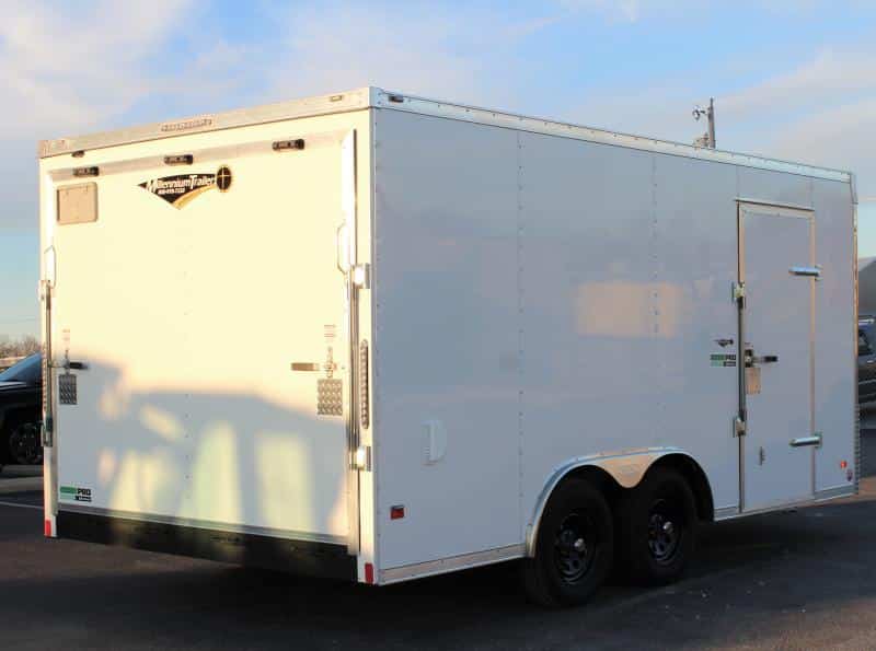 Enclosed Landscape Trailer 2023 8.5 x 16' NEW GreenPRO True Commercial Quality Construction