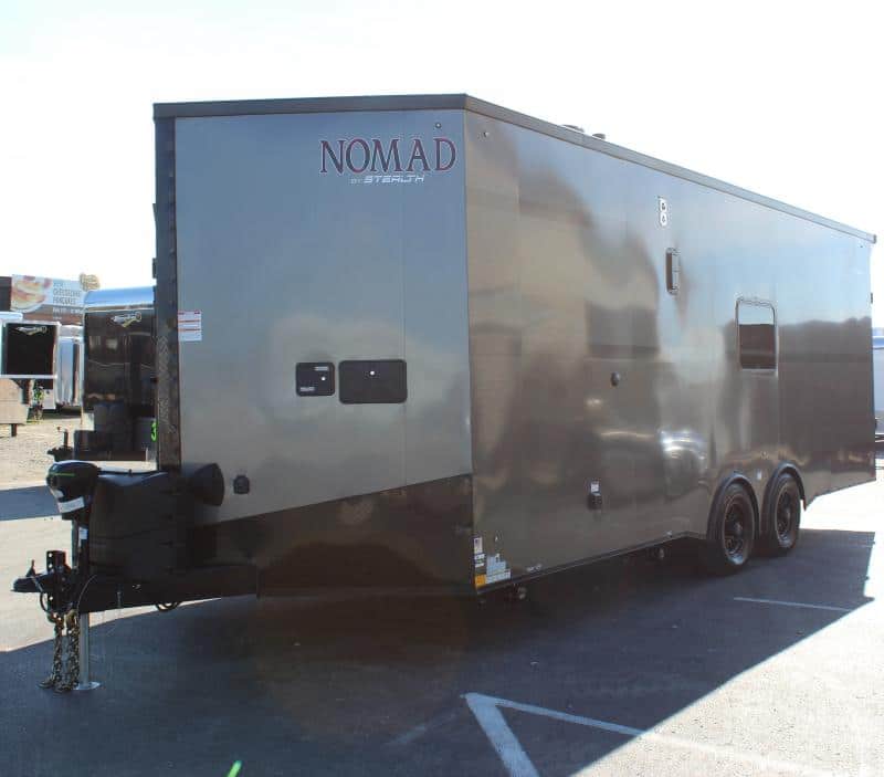 Enclosed Trailer with Living Quarters 2023 22' Nomad Sleep 6!