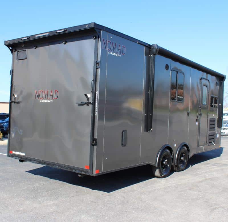 Enclosed Trailer with Living Quarters 2023 22' Nomad Sleep 6!