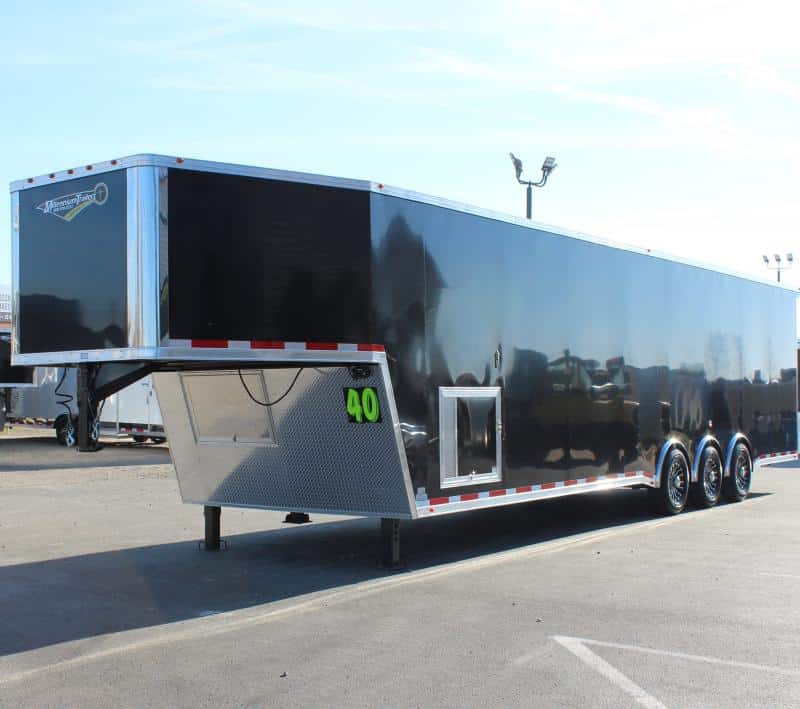 Gooseneck Enclosed Race Trailer 2023 40' 7 ft. 6 in Interior Spread
