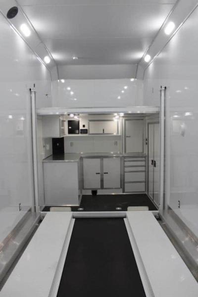 ENCLOSED ALUMINUM STACKER TRAILER 2023 24' Edge 13' Lift LOADED