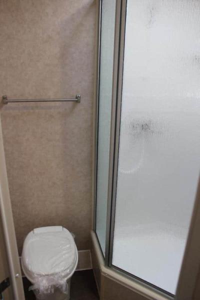 Enclosed Trailer with Living Quarters 2023 44' Sleeps 4 Large Corner Shower